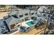 Stunning aerial view of home and private pool at 109 Myers Port Way # 2, Mooresville, NC 28117