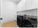 Well-appointed laundry room with modern LG washer and dryer at 109 Myers Port Way # 2, Mooresville, NC 28117