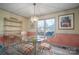 Charming dining area with glass table and chairs at 110 Robin Rd, Lincolnton, NC 28092