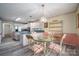 Bright dining area adjacent to the kitchen at 110 Robin Rd, Lincolnton, NC 28092