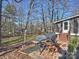 Large backyard with patio and grill area at 1147 Bloom Wood Ln, Matthews, NC 28105