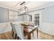 Bright dining room with french doors leading to a patio at 1147 Bloom Wood Ln, Matthews, NC 28105