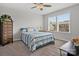 Spacious bedroom with large windows and carpet at 1503 Brooksland Pl, Waxhaw, NC 28173