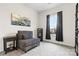 Cozy bedroom with window seating and built-in shelving at 1554 Kee Ct, Charlotte, NC 28203