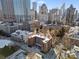 Aerial city view showcasing building location at 224 N Poplar St # 22, Charlotte, NC 28202