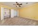 Bedroom with built-in shelving and double door closet at 2241 Londonderry Dr, Gastonia, NC 28056