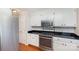 Kitchen with stainless steel appliances and white cabinets at 2241 Londonderry Dr, Gastonia, NC 28056