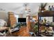 Open living room and kitchen area with wood flooring at 225 American Dr, Salisbury, NC 28147