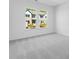 Bedroom with neutral carpet, two windows with view of home exteriors at 3113 Beacon Heights Rd, Indian Land, SC 29707