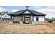 Stylish exterior with stone pillar features, showcasing modern design and architectural details at 3113 Beacon Heights Rd, Indian Land, SC 29707
