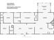 Detailed floorplan of the home with dimensions for each room at 3416 Polkville Rd, Shelby, NC 28150