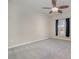 Spacious bedroom with grey carpet and ceiling fan at 3649 Warp St, Charlotte, NC 28205