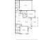 Floor plan showing a two-bedroom, two-bathroom layout, garage, and sunroom at 4829 Boomerang Way, Charlotte, NC 28269