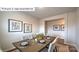 Modern dining room with wood table and neutral decor at 548 Zermatt Ct, Monroe, NC 28112