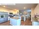 Island kitchen with granite countertops and stainless steel appliances at 548 Zermatt Ct, Monroe, NC 28112