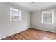 Cozy bedroom with hardwood floors and neutral walls at 639 Harrison St, Statesville, NC 28677