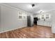 Modern kitchen with stainless steel appliances at 639 Harrison St, Statesville, NC 28677