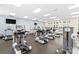 Well-equipped fitness center with treadmills and elliptical machines for residents' use at 6605 Central Pacific Ave # 301A, Charlotte, NC 28210