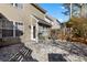 Private patio with paver stones and a fenced backyard at 11532 Delores Ferguson Ln # 1004, Charlotte, NC 28277