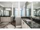 Large bathroom with double vanity and granite countertop at 11925 Lawings Corner Dr, Huntersville, NC 28078