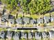 Aerial view showing home's lot size in relation to others at 13026 Serenity St, Huntersville, NC 28078