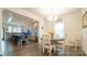 Dining room with view into modern kitchen at 1585 Whitman Ct, York, SC 29745