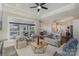 Open concept living area flows into kitchen and dining area at 1608 Traditions Ct, Waxhaw, NC 28173