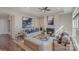 Open concept living room with hardwood floors and modern decor at 1608 Traditions Ct, Waxhaw, NC 28173