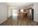 Kitchen with island, stainless steel appliances, and wood cabinets at 1812 Hooper Ct, Charlotte, NC 28212