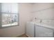 Bright laundry room with washer, dryer, and window at 1812 Hooper Ct, Charlotte, NC 28212