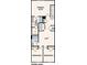 Upper level floor plan featuring primary suite and two bedrooms at 1934 B Tranquility Cir, Newton, NC 28658