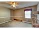 Simple bedroom with carpeted floors and a window at 211 Roy Eaker Rd, Cherryville, NC 28021