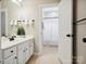 Simple bathroom with white vanity and shower at 3277 Richards Xing, Fort Mill, SC 29708