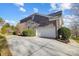 Attached garage with driveway providing ample parking at 3405 Taviston Dr, Waxhaw, NC 28173