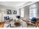 Bright sitting area with hardwood floors and stylish armchairs at 3405 Taviston Dr, Waxhaw, NC 28173