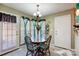 Charming dining area with a round table and four chairs, near a door and windows at 502 Long Creek Pkwy, Charlotte, NC 28214