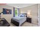 bedroom with space-themed decor and a single bed at 522 Zermatt Ct, Monroe, NC 28112