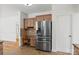 Modern kitchen with granite countertops and built-in desk at 5774 Crown Ter, Hickory, NC 28601