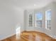 Bright office featuring hardwood floors and a bay window at 5774 Crown Ter, Hickory, NC 28601