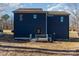 Dark blue house exterior with deck and backyard at 619 Norland Ave, Kannapolis, NC 28083