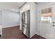 Modern kitchen features stainless steel appliances and white cabinetry at 646 Central Nw Dr, Concord, NC 28027