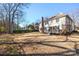 Private backyard with large grassy area at 6700 Fairhope Ct, Charlotte, NC 28277