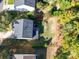 Aerial view showing house, backyard, and neighborhood at 6706 Blackwood Ln, Waxhaw, NC 28173