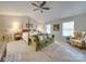 Large main bedroom with high ceilings, and seating area at 6706 Blackwood Ln, Waxhaw, NC 28173