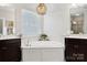 Luxurious bathroom with soaking tub and double vanity at 680 Chase Ct, Fort Mill, SC 29708