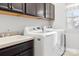 Laundry room with washer, dryer, and utility sink at 680 Chase Ct, Fort Mill, SC 29708