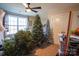 Bedroom with several Christmas trees and ample closet space at 7236 Albemarle Dr, Denver, NC 28037