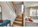 View of staircase, entryway and living room at 7251 Meeting St, Charlotte, NC 28210