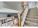 View of carpeted stairs leading to the upper level at 7251 Meeting St, Charlotte, NC 28210