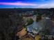 Elevated view of home, showcasing backyard and surrounding area at 832 Heather Ln, Charlotte, NC 28209